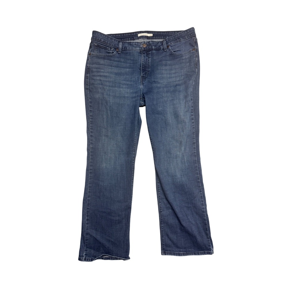 Levis 415 Relaxed Bootcut Jeans Womens 20W Medium Wash Denim Stretch